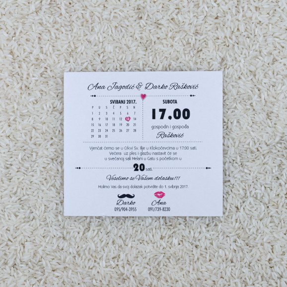 Wedding invitation D21