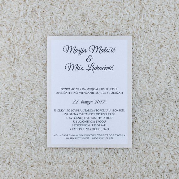 Wedding invitation D22