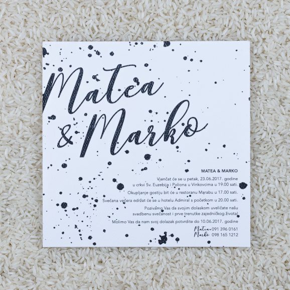 Wedding invitation D23