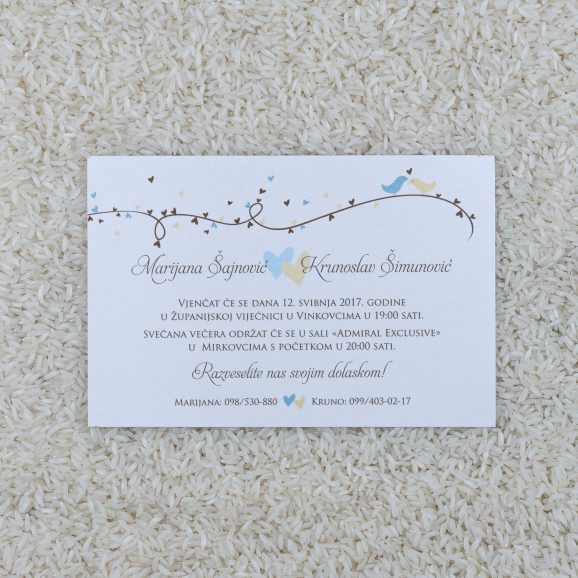 Wedding invitation D5